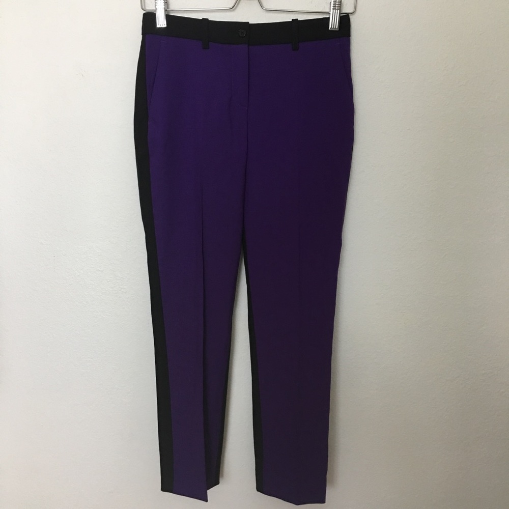 Michael Kors Color Block Virgin Wool Pants Size 0